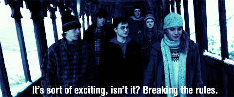 Hermione breaking rules