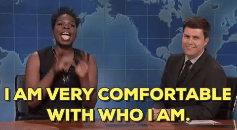 saturday night life show "I am comfortable with who I am"